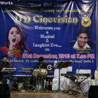 DD Cinevision Event: A Musical Night With Mandakini (Singer) 